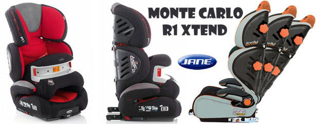 Jane - Scaun auto cu Isofix Monte Carlo R1 Xtend 15-36 kg